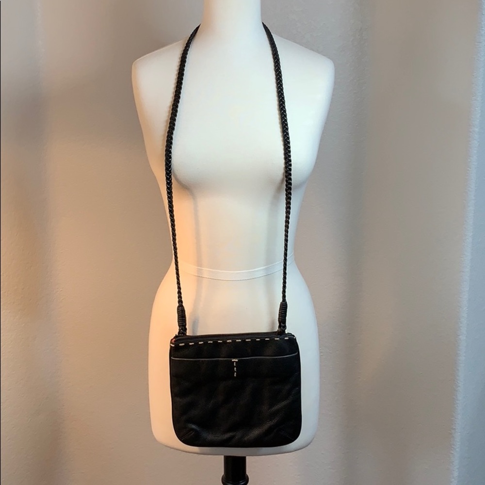 EUC sigrid olsen black crossbody purse